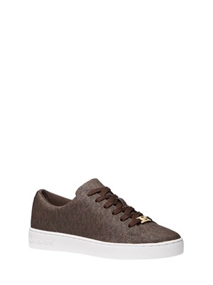 Sneakers Keaton Michael Michael Kors donna in tela marrone logo in DONNA