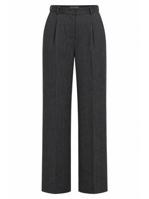 KOCCA Pantaloni grigi Eugen Kokka in misto viscosa in DONNA