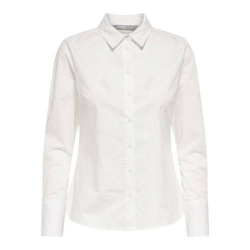 ONLY 15270350 Wht Onlfrida Shirt Bianco Donna in Abbigliamento