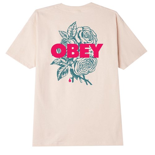 OBEY 165262554 Tee Crm Blood And in Abbigliamento