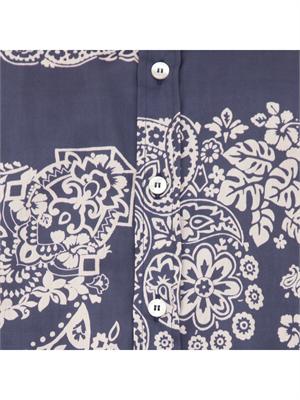 CAMICIA MANICA LUNGA ETRO BLU in UOMO