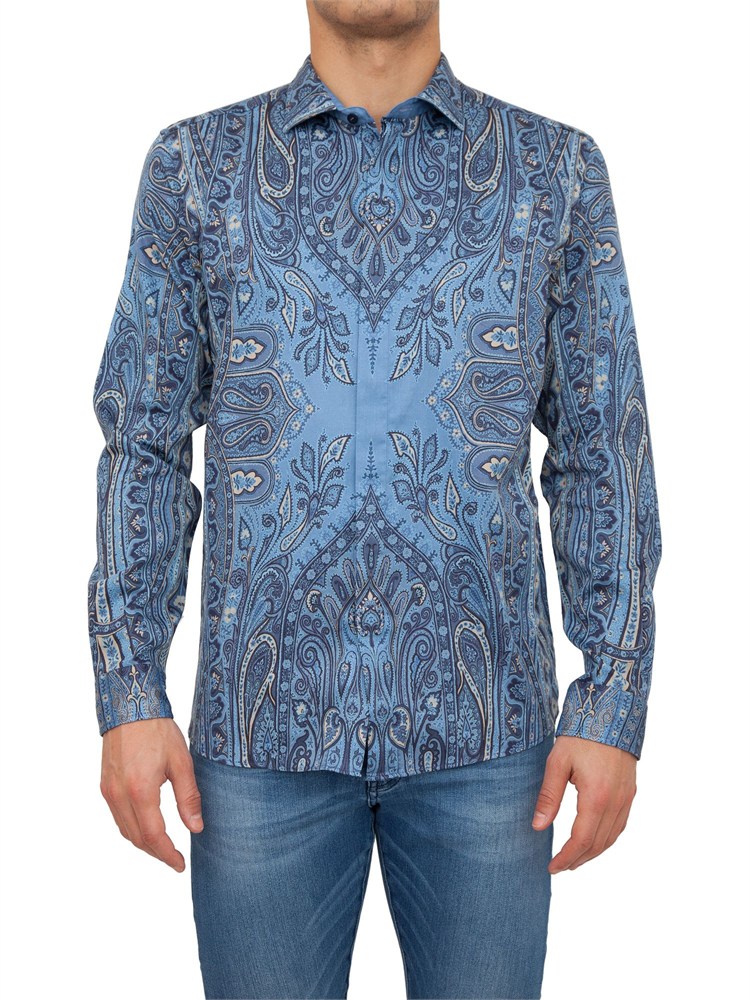 CAMICIA MANICA LUNGA ETRO BLU