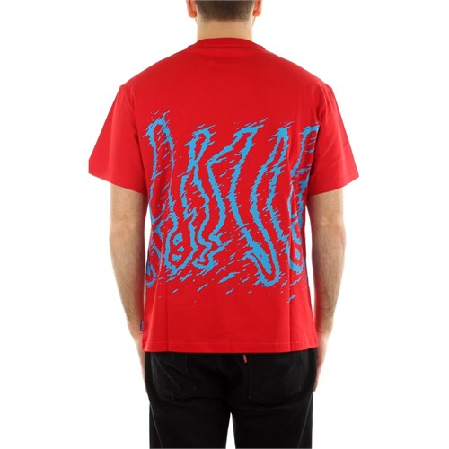 IUTER-OCTOPUS 23SOTS02 Tee Red Oct.Fast in Abbigliamento