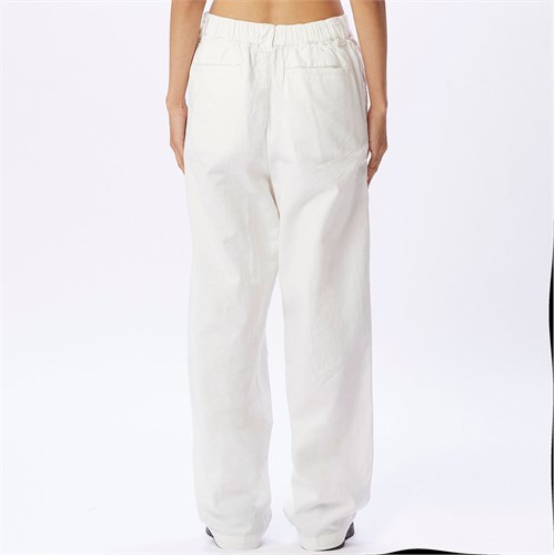 OBEY 242020098 Pant Ubl Adelina Bianco Donna in Abbigliamento