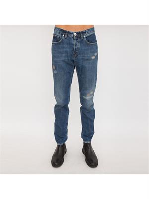 JEANS ELEVENTY BLU DENIM in UOMO