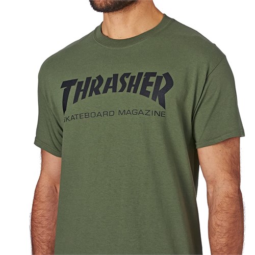 THRASHER 311027 Tee Army Skate Mag in Abbigliamento
