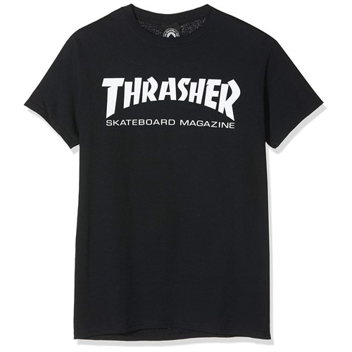 THRASHER 311027 Tee Blk Skate Mag in Abbigliamento
