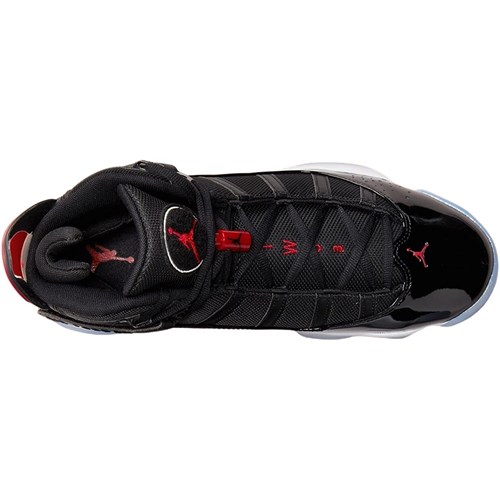 FILA Jordan Men's 6 Rings Basketball Shoes 322992-012 Black/Gym Red-White Uomo in Scarpe