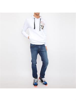 FELPA PHILIPP PLEIN BIANCO in UOMO