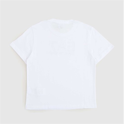 EA7 EMPORIO ARMANI 3DBT53 Bj02Z 1100 T-Shirt Bianco Bambino in Abbigliamento