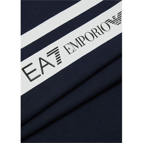 EA7 EMPORIO ARMANI 3DBT58 Bj02Z 1554 T-Shirt Blu Bambino in Abbigliamento