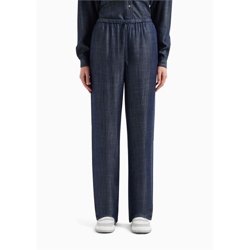 ARMANI EXCHANGE 3DYP16 Y15PZ 1500 Pantalone Blu Donna in Abbigliamento