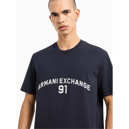 ARMANI EXCHANGE 3DZTLP Zjlfz 1583 T-Shirt Blu Uomo in Abbigliamento