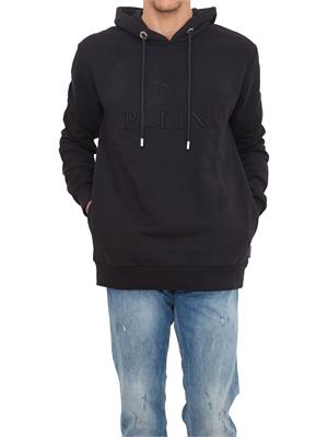 FELPA PHILIPP PLEIN NERO in UOMO