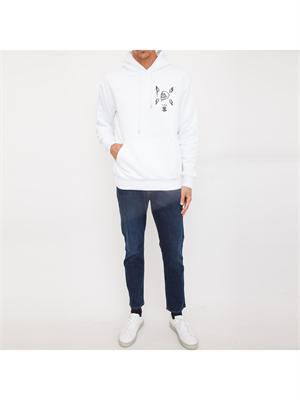 FELPA PHILIPP PLEIN BIANCO in UOMO