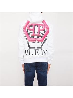 FELPA PHILIPP PLEIN BIANCO in UOMO