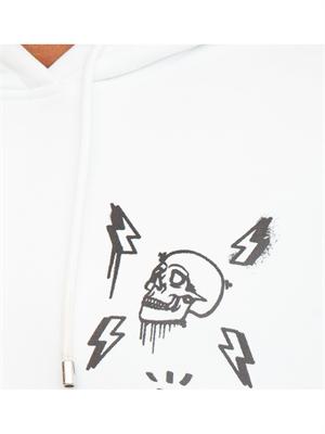 FELPA PHILIPP PLEIN BIANCO in UOMO