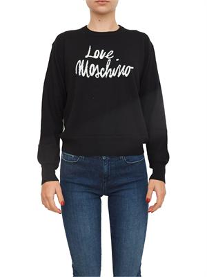 MAGLIA LOVE MOSCHINO NERO in DONNA
