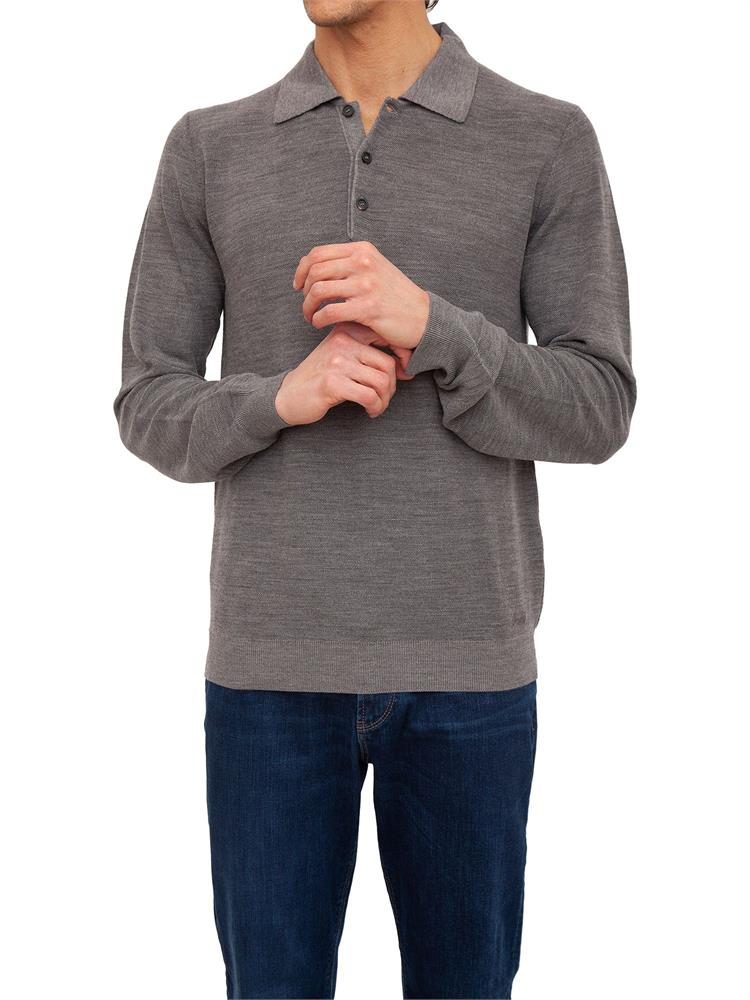 POLO BRIONI GRIGIO