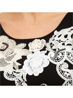 MAGLIA TWIN-SET NERO in DONNA