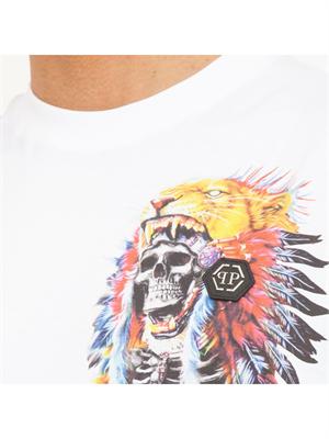 T-SHIRT PHILIPP PLEIN BIANCO in UOMO