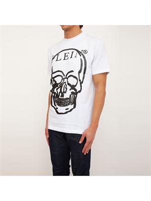 T-SHIRT PHILIPP PLEIN BIANCO in UOMO