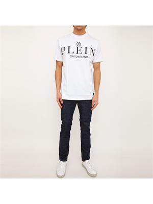 T-SHIRT PHILIPP PLEIN BIANCO in UOMO