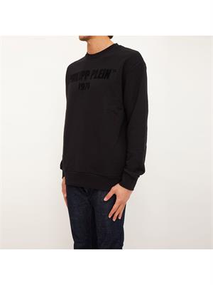 FELPA PHILIPP PLEIN NERO in UOMO