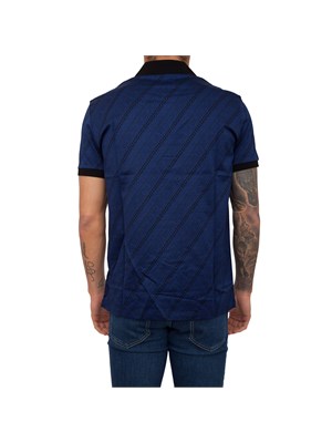 POLO VERSACE COLLECTION BLU in UOMO