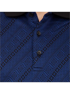 POLO VERSACE COLLECTION BLU in UOMO