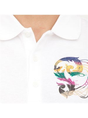 POLO VERSACE COLLECTION BIANCO in UOMO