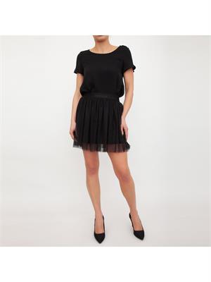 MINIGONNA GAELLE NERO in DONNA