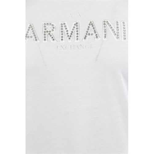 ARMANI EXCHANGE 6RYT49 Yj3RZ 1000 T-Shirt Bianco Donna in Abbigliamento