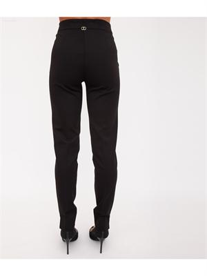 PANTALONE CASUAL TWIN-SET NERO in DONNA