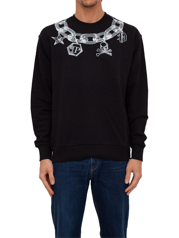 FELPA PHILIPP PLEIN NERO
