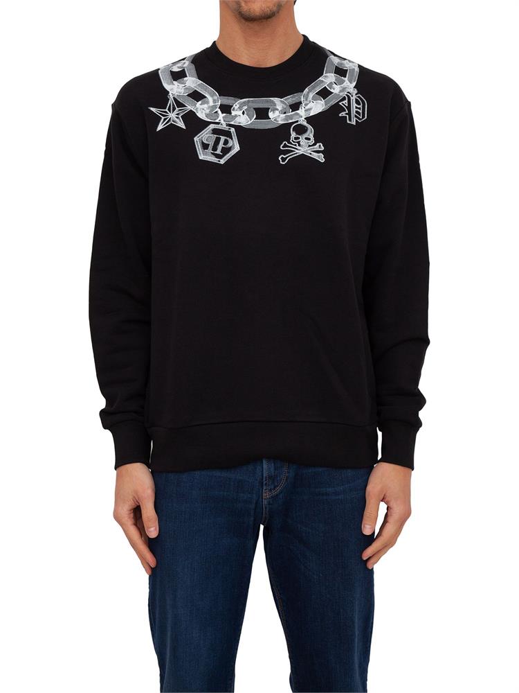 FELPA PHILIPP PLEIN NERO