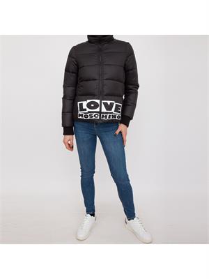 GIUBBINO LOVE MOSCHINO NERO in DONNA