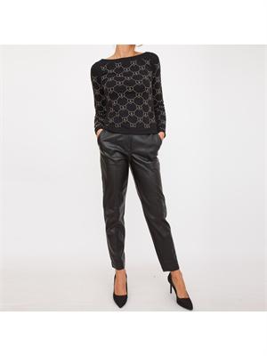 PANTALONE CASUAL NENETTE NERO in DONNA