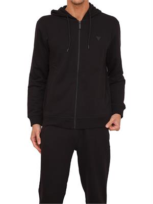 FELPA GUESS JEANS NERO in UOMO