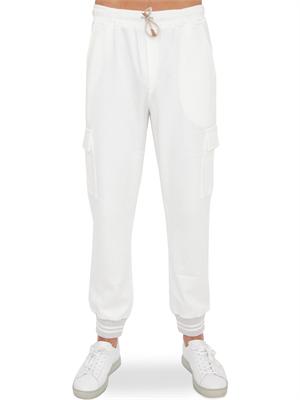 PANTALONE TUTA ELEVENTY BIANCO in UOMO