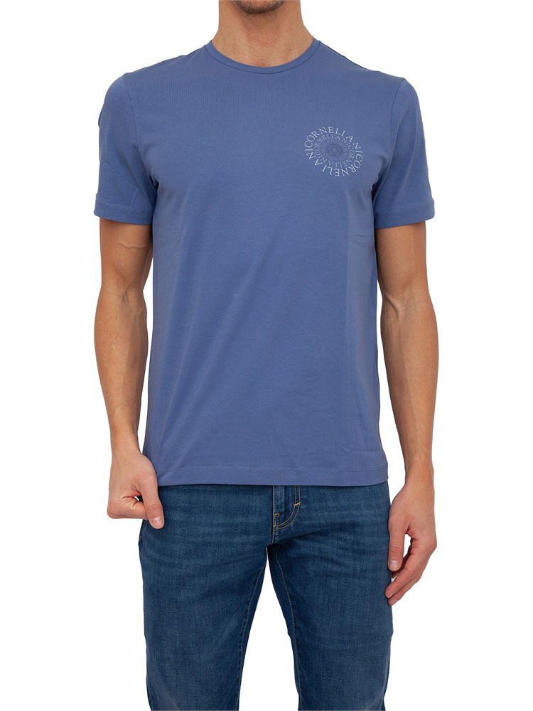 T-SHIRT CORNELIANI BLU
