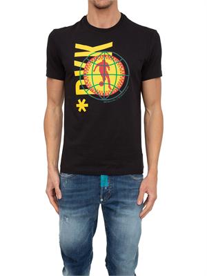 T-SHIRT BIKKEMBERGS NERO in UOMO