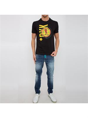T-SHIRT BIKKEMBERGS NERO in UOMO