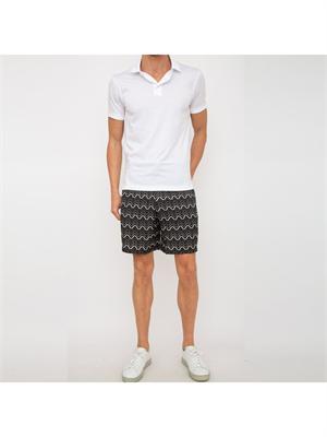 PANTALONE BERMUDA EMPORIO ARMANI NERO in UOMO