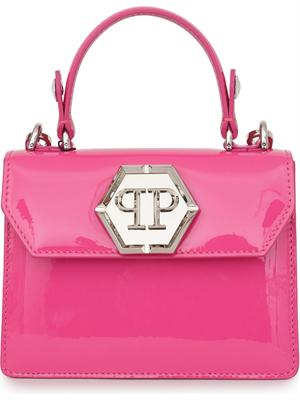 BORSA A SPALLA PHILIPP PLEIN FUXIA in DONNA