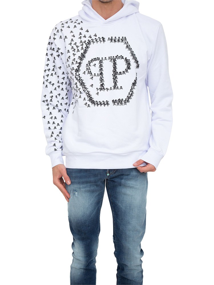 FELPA PHILIPP PLEIN BIANCO