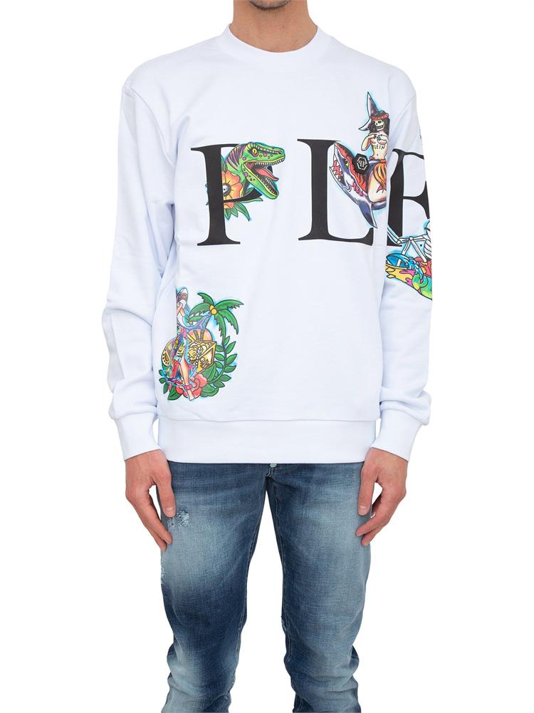 FELPA PHILIPP PLEIN BIANCO