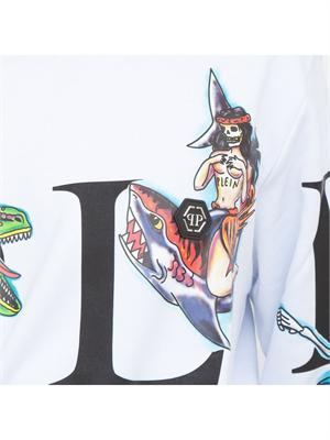 FELPA PHILIPP PLEIN BIANCO in UOMO