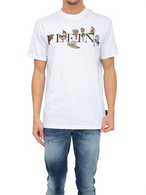 T-SHIRT PHILIPP PLEIN BIANCO in UOMO