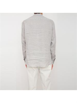 CAMICIA MANICA LUNGA EMPORIO ARMANI GRIGIO in UOMO